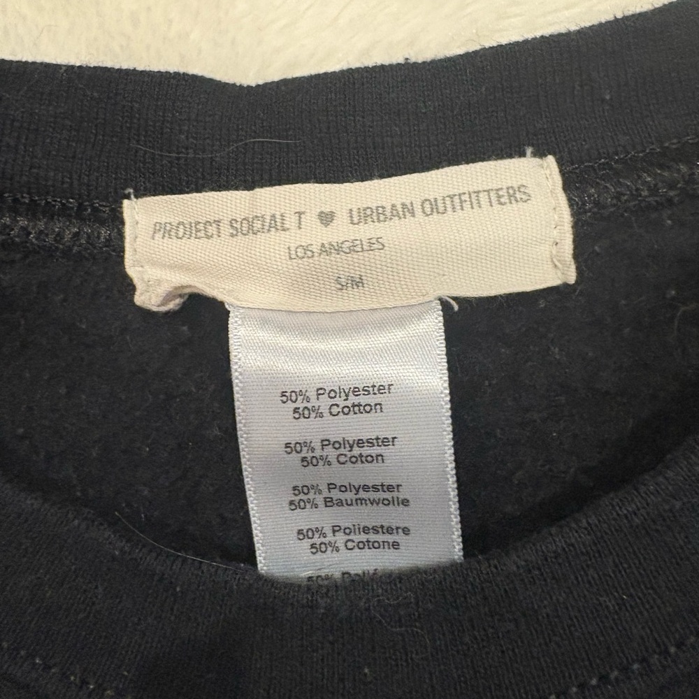 Project Social T Black Acid Graphic Crewneck Sweater - Picture 2 of 3